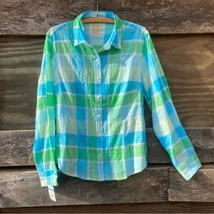 🏝J. McLaughlin🏝 **NWT** Linen, Relaxed Cameron Button-Up Shirt